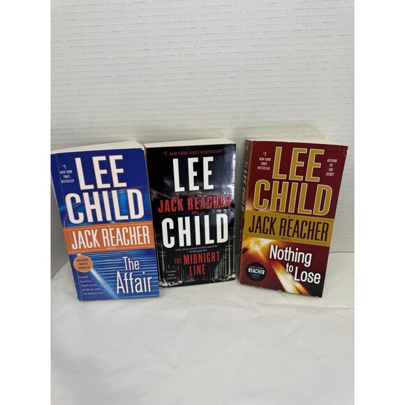Lee Child Lot of 3 Jack Reacher Paperback Books Thriller Action Mystery - Picture 1 of 7